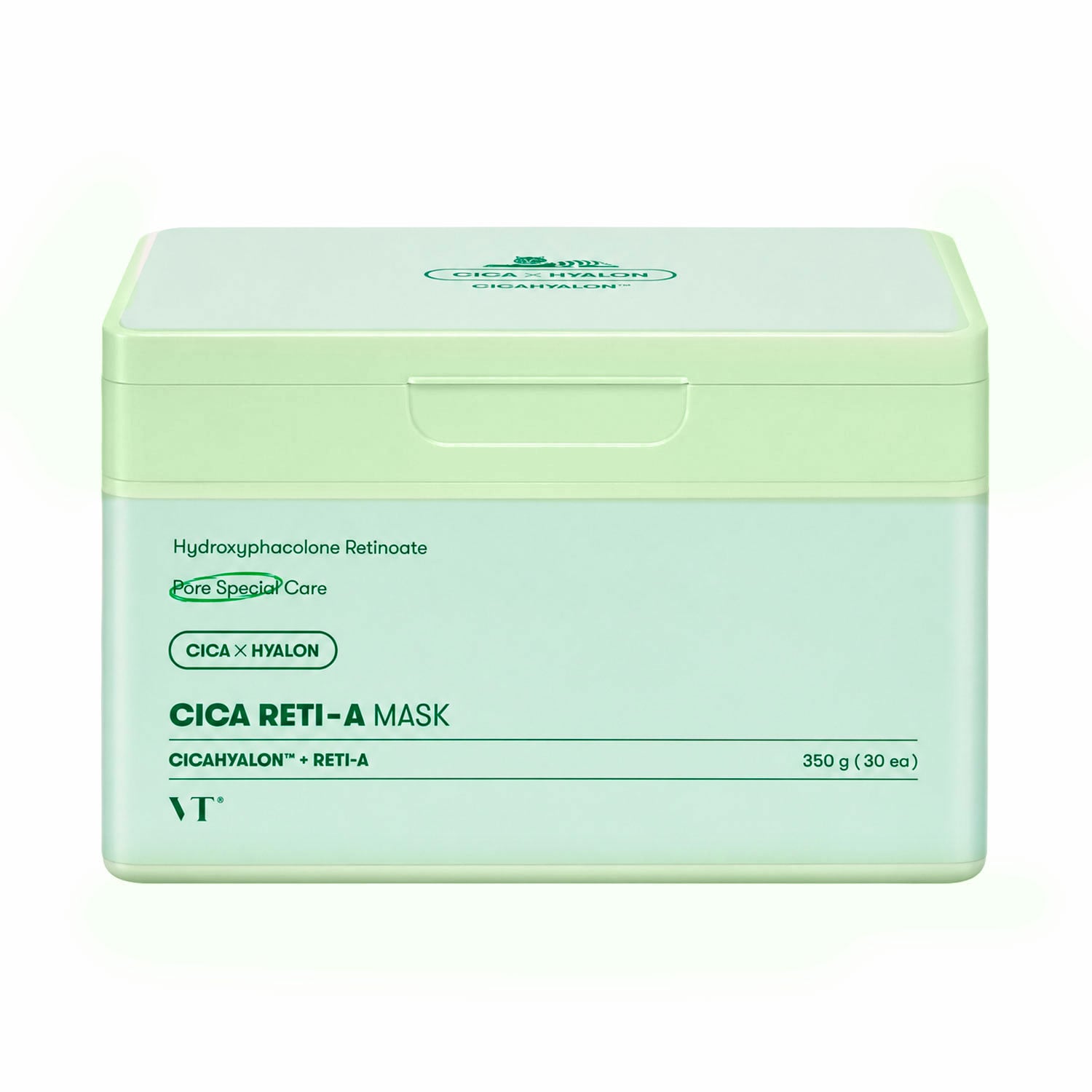 Тканинна маска для обличчя VT Cosmetics Cica Reti-A 7 Days Mask з вітаміном А та циковою кислотою, 110 г, 7 шт